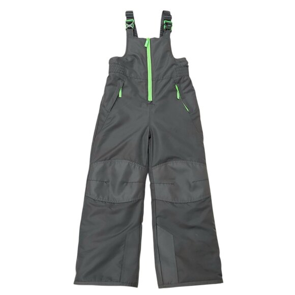 Champion Snow Bibs Kids Small 6-7 Gray Front Zip Insulated Warm Winter Outdoor - Picture 1 of 12